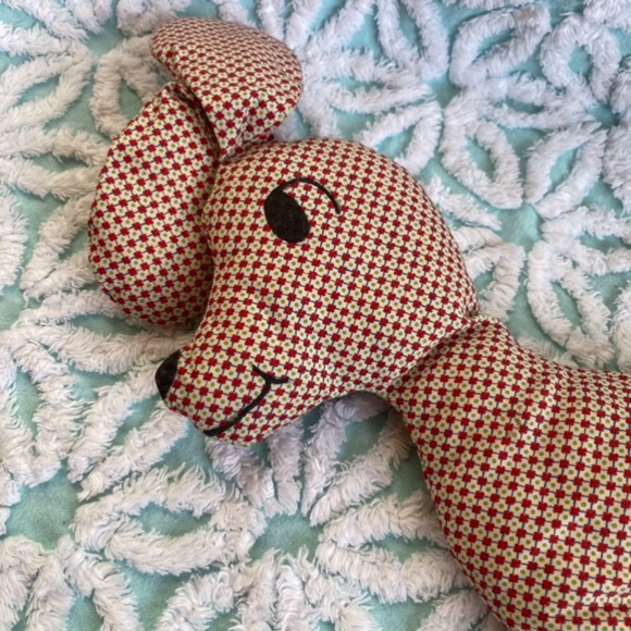 Vintage stuffed puppies 1950s handmade quilt puppy dogs stuffed animals - Picture 7 of 7